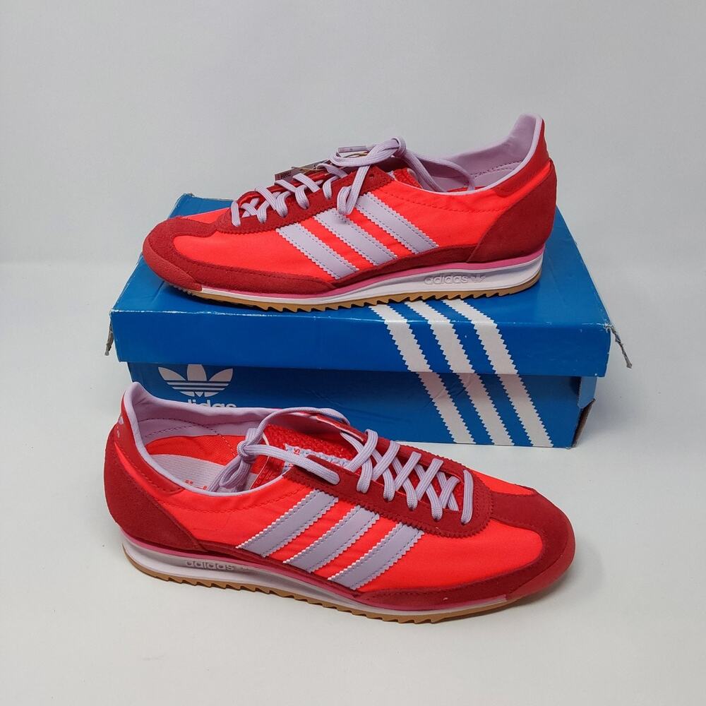 adidas SL 72 OG W Womens 9 Solar Red Lavender Retro Sneakers JH7392 NIB